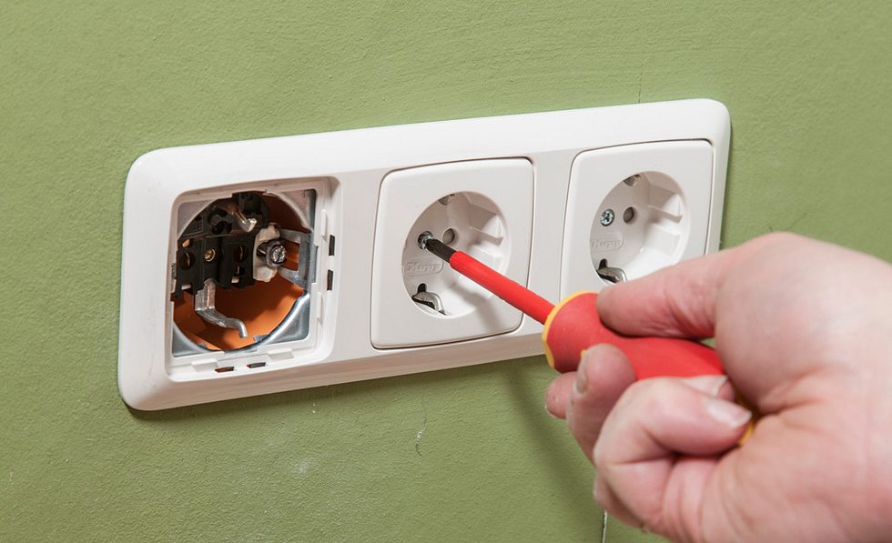 Установка розетки
