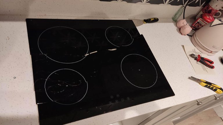 Варочная панель треснула, что делать